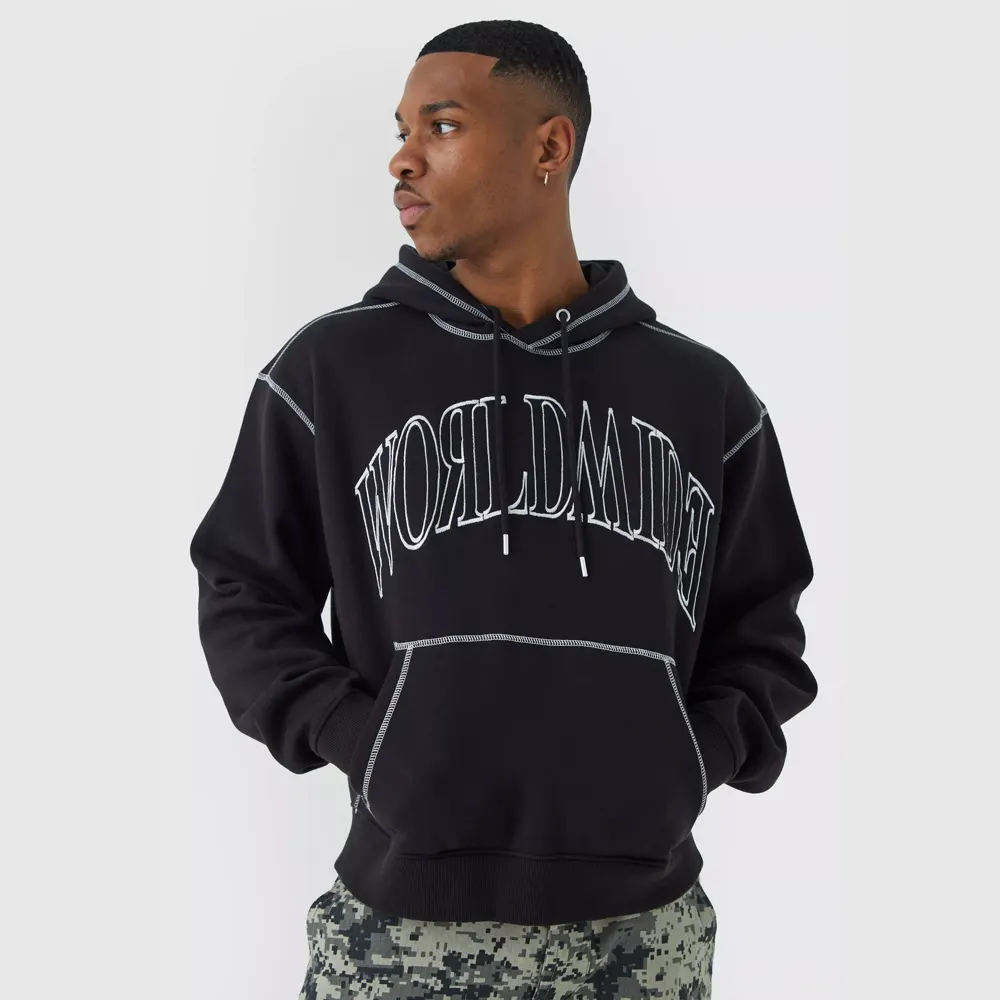 Plus Oversized Boxy Sleeveless Acid Wash Hoodie