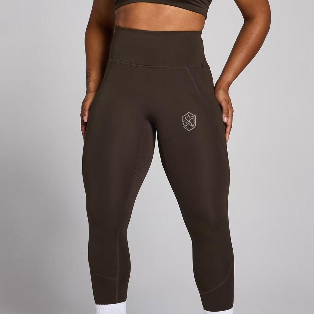 Graphic Training Leggings – Coffee
